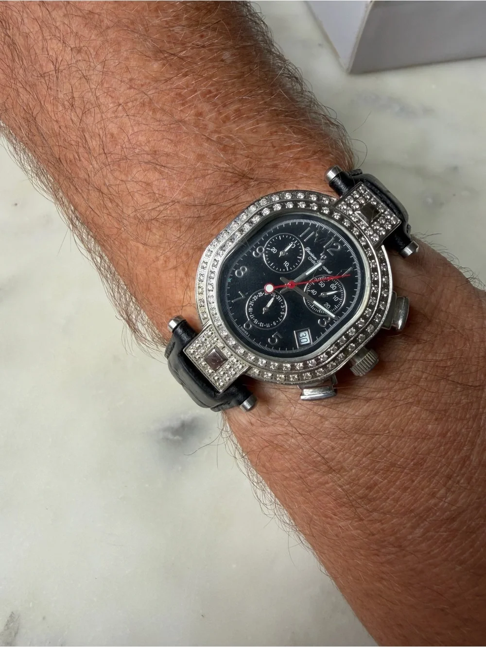 Lucien Piccard Capella Chronograph Diamond Watch